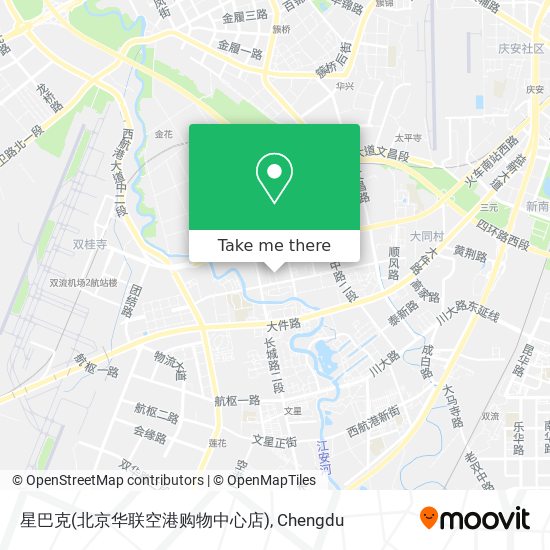 星巴克(北京华联空港购物中心店) map