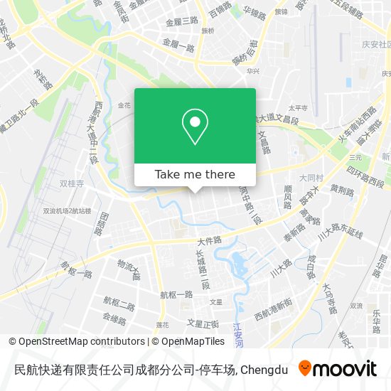 民航快递有限责任公司成都分公司-停车场 map