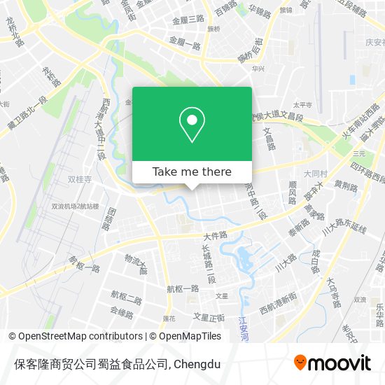 保客隆商贸公司蜀益食品公司 map