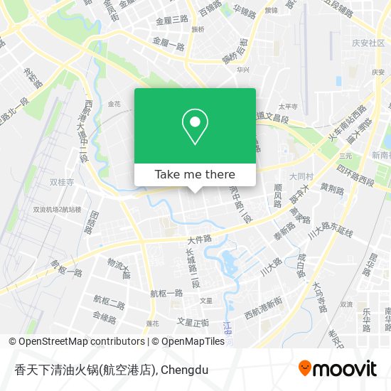 香天下清油火锅(航空港店) map