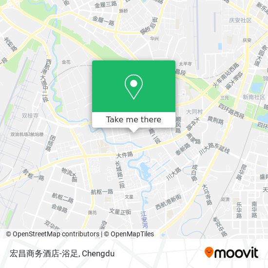 宏昌商务酒店-浴足 map