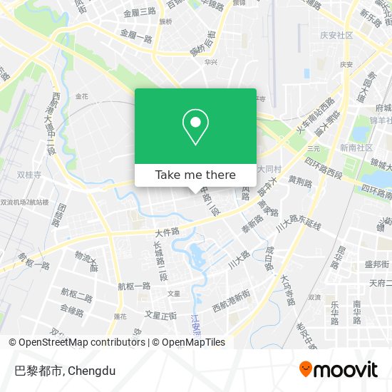 巴黎都市 map