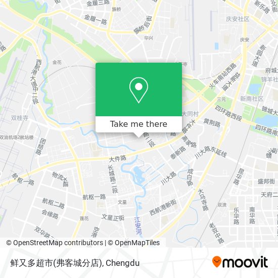 鲜又多超市(弗客城分店) map