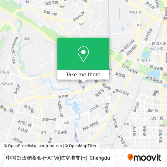 中国邮政储蓄银行ATM(航空港支行) map