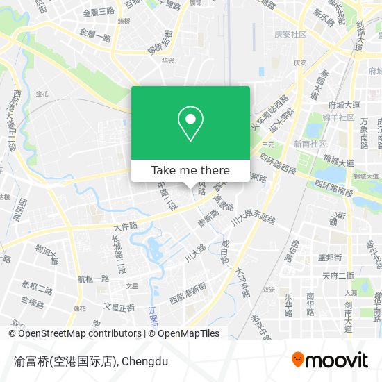 渝富桥(空港国际店) map