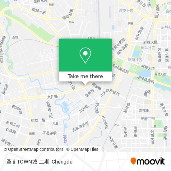 圣菲TOWN城-二期 map