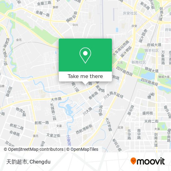 天韵超市 map