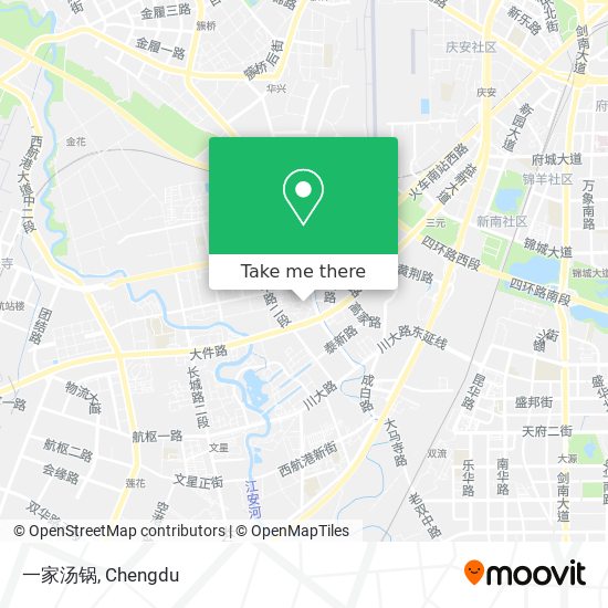 一家汤锅 map