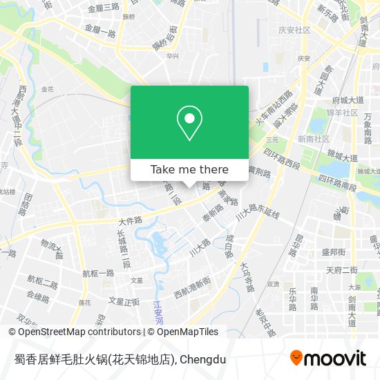 蜀香居鲜毛肚火锅(花天锦地店) map