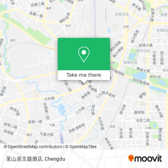 茗山居主题酒店 map