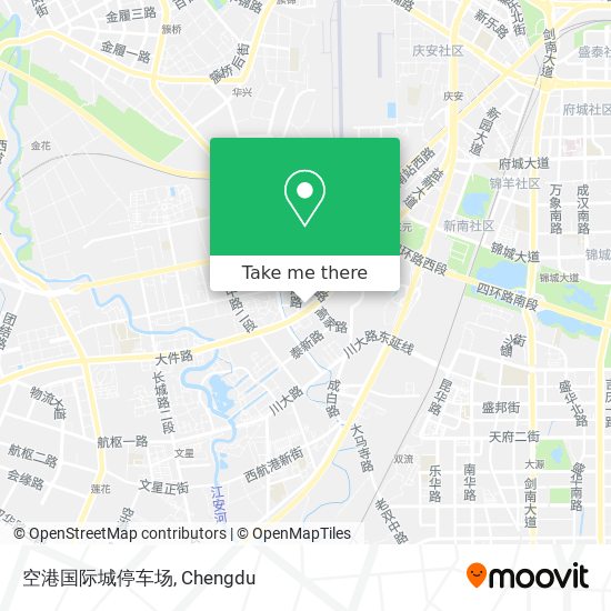 空港国际城停车场 map