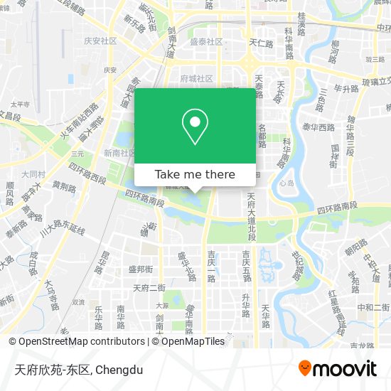 天府欣苑-东区 map