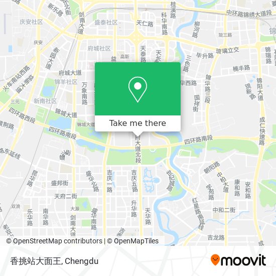 香挑站大面王 map