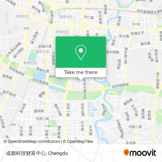 成都科技财富中心 map