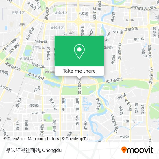 品味轩潮社面馆 map