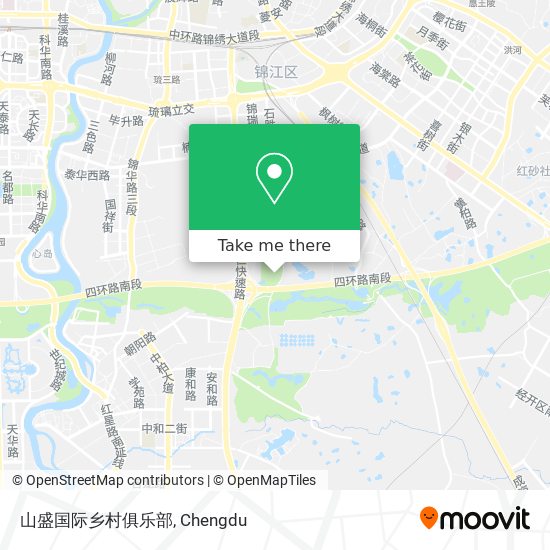 山盛国际乡村俱乐部 map