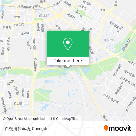 白鹭湾停车场 map