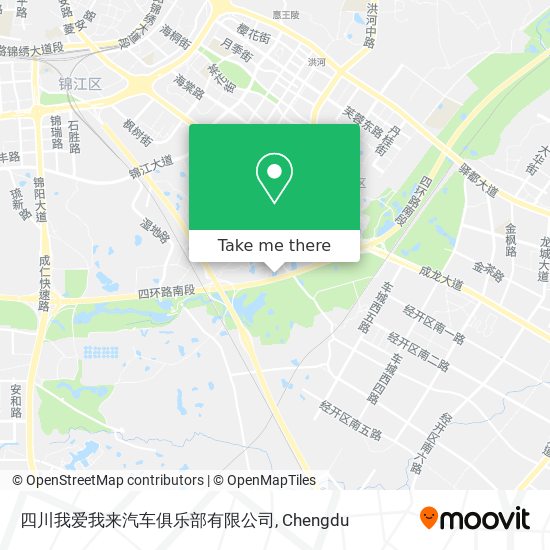 四川我爱我来汽车俱乐部有限公司 map