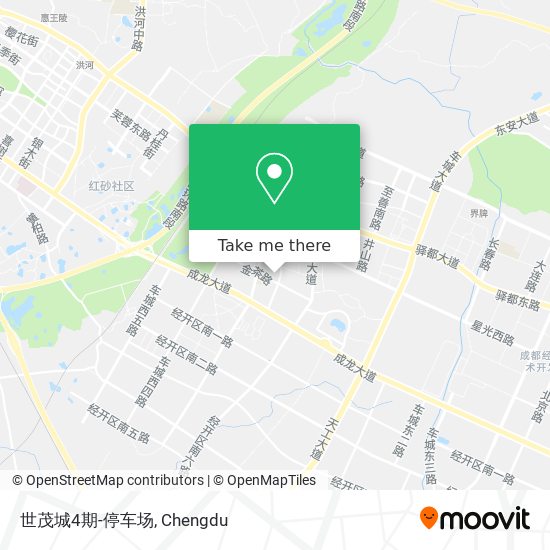 世茂城4期-停车场 map