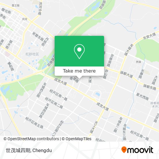 世茂城四期 map