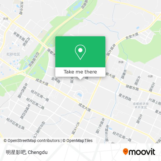 明星影吧 map