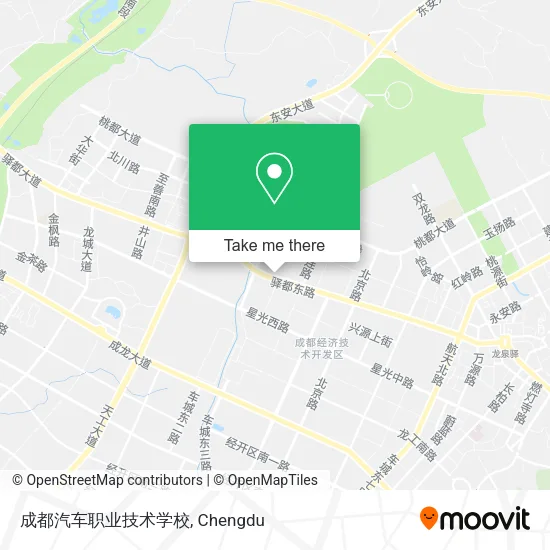 成都汽车职业技术学校 map