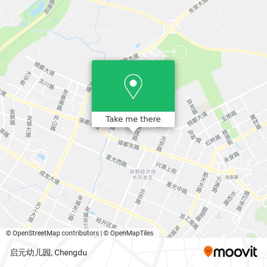 启元幼儿园 map