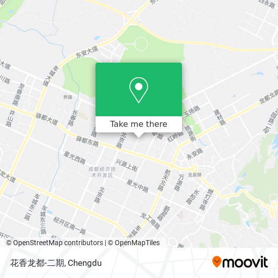 花香龙都-二期 map