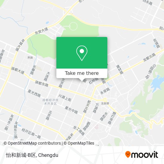 怡和新城-B区 map