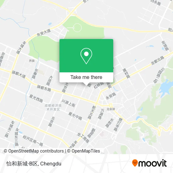 怡和新城-B区 map