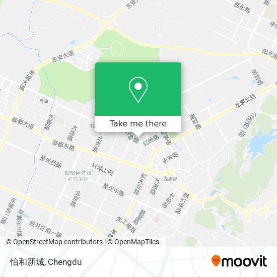 怡和新城 map