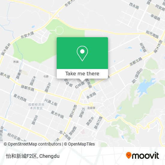 怡和新城F2区 map