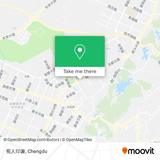蜀人印象 map