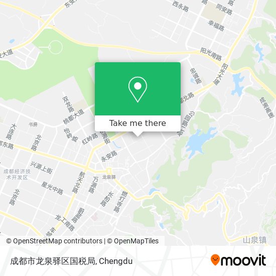 成都市龙泉驿区国税局 map