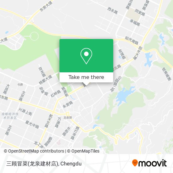 三顾冒菜(龙泉建材店) map