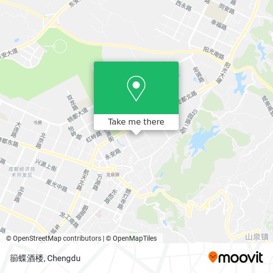 篽蝶酒楼 map