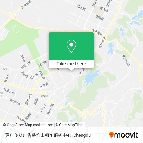 宽广传媒广告装饰出租车服务中心 map