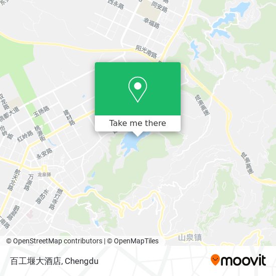 百工堰大酒店 map
