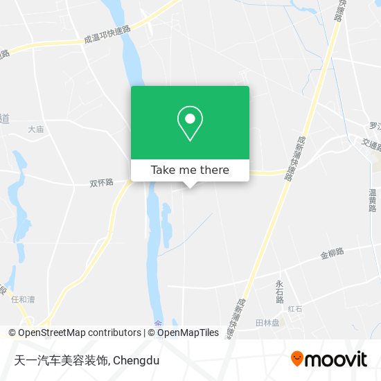 天一汽车美容装饰 map