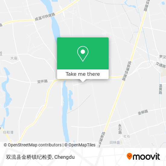 双流县金桥镇纪检委 map