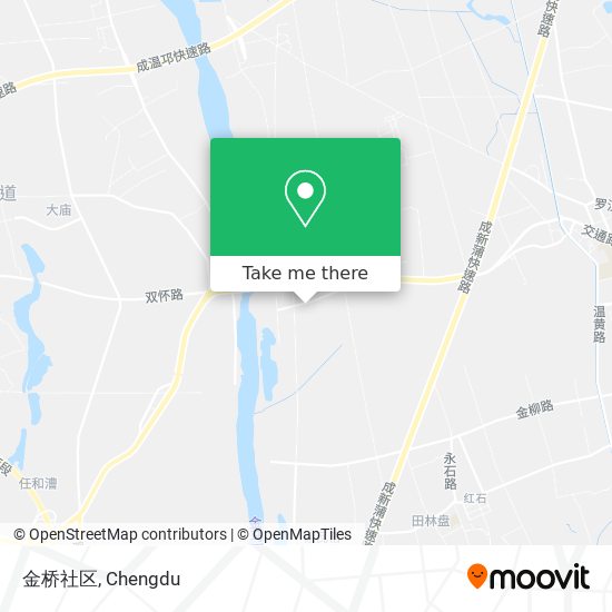 金桥社区 map