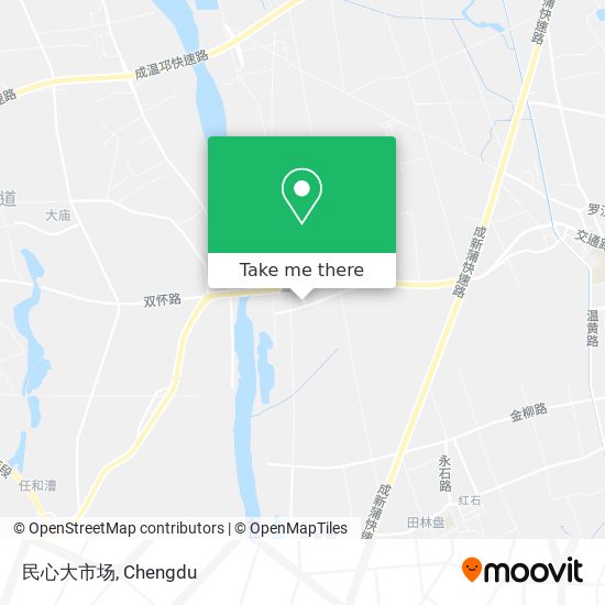民心大市场 map