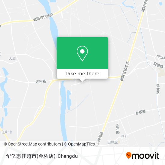 华亿惠佳超市(金桥店) map