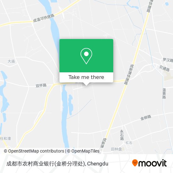 成都市农村商业银行(金桥分理处) map
