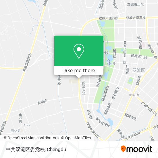 中共双流区委党校 map