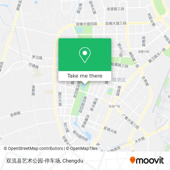 双流县艺术公园-停车场 map