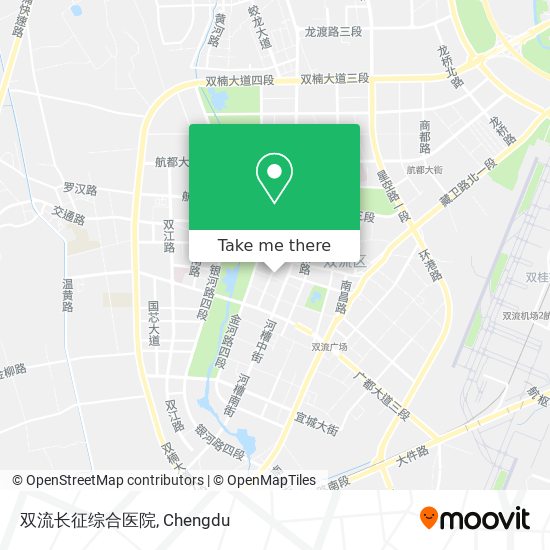 双流长征综合医院 map