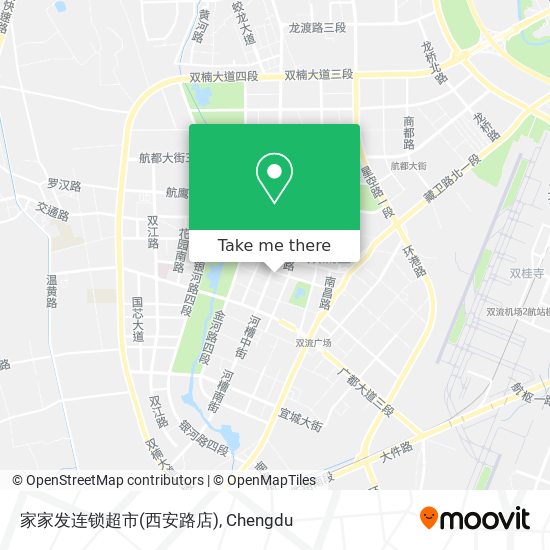 家家发连锁超市(西安路店) map