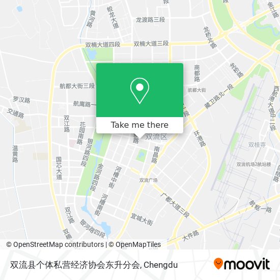 双流县个体私营经济协会东升分会 map