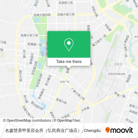 名媛慧美甲美容会所（弘民商业广场店） map